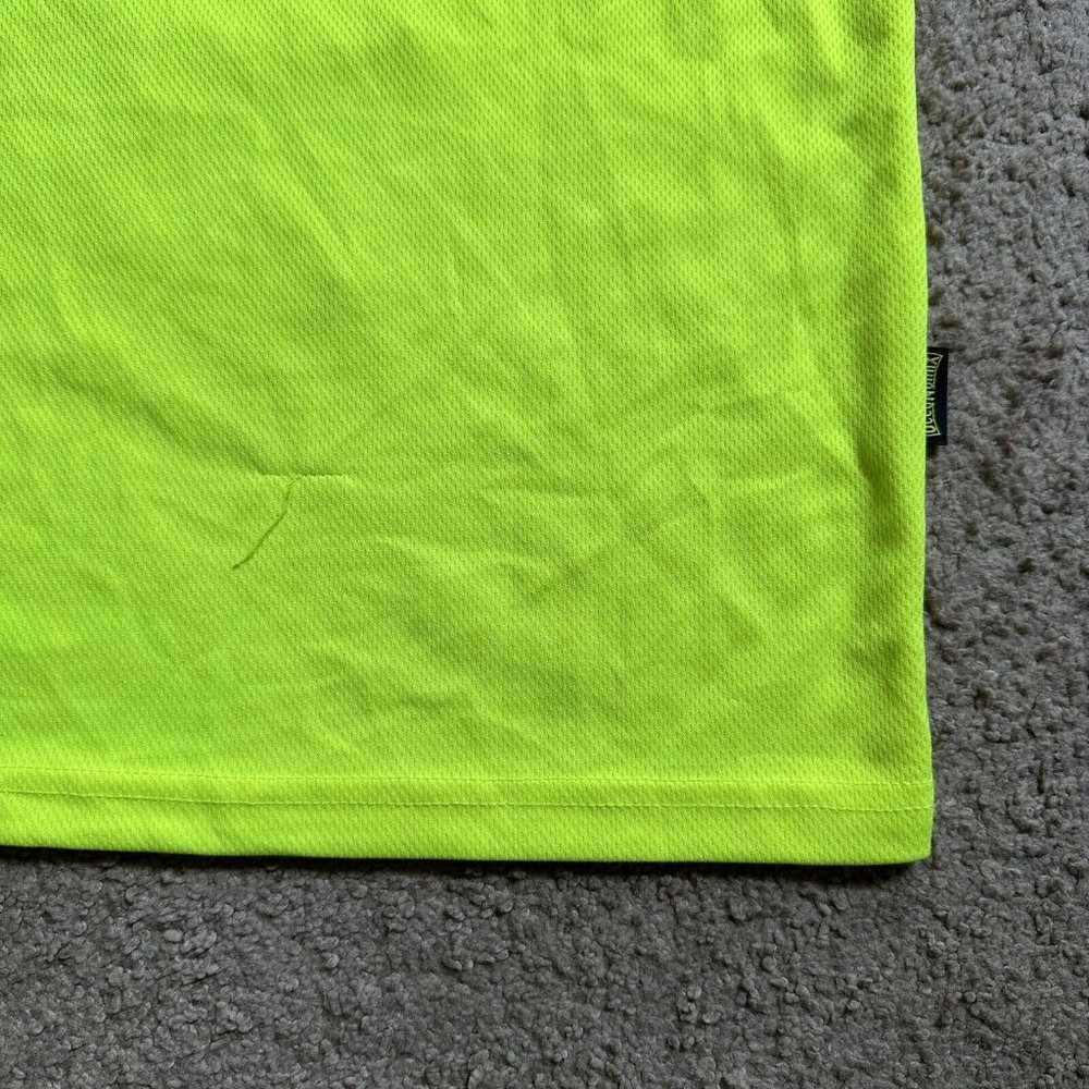 OccuNomix Shirt Mens 2X Yellow LUX-SSETP2B Class 2 Hi Visibility Short Sleeve - Picture 5 of 13